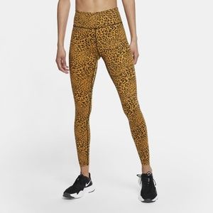 WOMENS NIKE ONE LUX MID-RISE PRINTED LEGGINGS